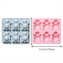 Silicone Handmade Mold Designed In Turtle Shape, DIY Mold For Fruit Shape. Cake Molds, Soap Molds, Jelly Molds, Candle Making Tools. Demoulding Is Simple, Fast, And Easy To Clean. Reusable. Silicone Material Is Not Easily Damaged Ice Cube Tray Ice Cube Ice Cube Squishy Ice Cube Mold Ice Cube Mould
