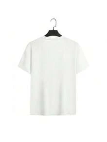 Áo phông nhóm nhạc Kpop EST 2024 Áo phông Áo phông họa tiết Áo phông tay ngắn Thời trang đường phố - Áo phông cơ bản đa năng - trắng - Xem 2