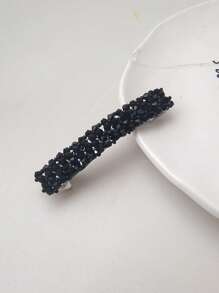 4/5 pezzi Fermagli per capelli da donna con strass, colore unito, semplici per la frangia, dolci e carini, versatili, adatti per outfit da spiaggia e viaggio, uso quotidiano, scuola