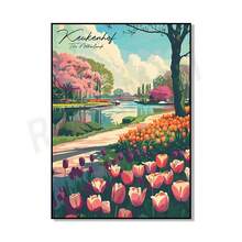 1pc/3PCS Wall Arts Posters For Botanical Travel In Utrecht, Tulip Fields, Kukenhof Gardens, Amsterdam Canal, Flendin, Rotterdam, Delft, Children's Embankment, Netherlands. Suitable For Residential And Dormitory Walls, Living Room And Bar Decoration, Dining Or Bathroom, Room Decoration, Without Frames. High Quality Canvas Art For Indoor/Outdoor Use, Without Frame/With Frame Coastal Decor Coastal Decor Beach Decor ,Wall Art With Frame - Multicolor - View 36
