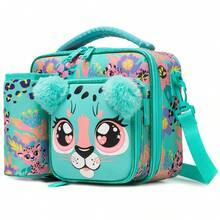 1 件户外运动包午餐包可调节肩带食品保鲜袋旅行户外运动包可爱动物午餐包 - 均碼 - 查看 15