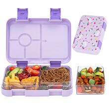 1 件分隔密封水果盒沙拉盒、工作便当盒、外带午餐盒、大容量便当盒、分隔午餐盒（可拆卸隔层）适合工作和旅行圣诞礼物、学校用品