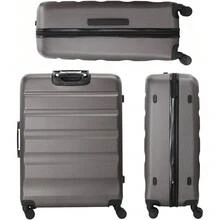 Large Lightweight ABS Hard Shell Travel Hold Check In Luggage Spinner Suitcase With 4 Wheels, 29" - Charcoal - View 5
