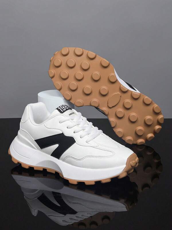 Men's Anti-Slip Versatile Outdoor Casual Fashion Sports Sneakers Chunky Sneakers ,Gym
