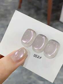2026新款冰島極光貓眼凝膠指甲油 12ml 春夏冰晶透感磁吸美甲套組，含底膠與頂膠，適用UV燈，適合上班/約會，熱銷沙龍級美甲設計 - 彩色 - 查看 8