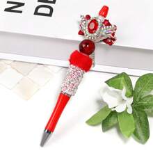 10 piezas de cuentas acrílicas redondas de color ámbar agrietado, de 16 mm, aptas para cadenas de bolígrafos, collares, cadenas de teléfonos móviles y otros accesorios de cuentas