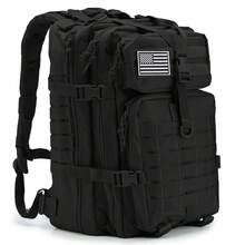 50L Large Tactical Backpack For Men | Outdoor MOLLE 3-Day Survival Backpack | Camping Gear Backpack | Hiking Backpack - Black - View 1