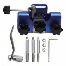 Universal Chainsaw Teeth Sharpener Chain Grinder Sharpening Jig File Tool Kit UK - Blue - View 4