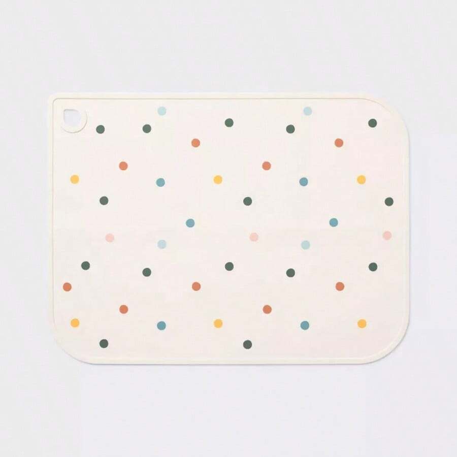 Silicone Placemat - Beige/Dots - Cloud Island ™ - 1 - View 1