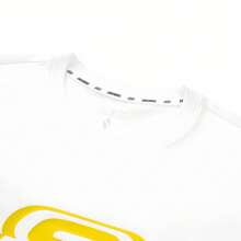 Skechers Paar Kurzarm T-Shirts, neue sommerliche atmungsaktive weiße Baumwoll Strick Sport Shirts