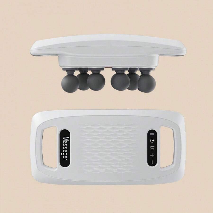 BESTRIVER New Ten Head Massage Gun High Frequency Vibration Muscle Relaxation Massager Professional Grade Household USB Charging Massage Gun - White - View 1