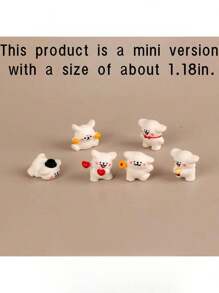 2 Thread Happy Puppy Stickers Creative Blind Box Cute Puppy Animal Pop Hand Action Figure Tabletop Decoration Valentine's Day Gift Women's Birthday Gift Birthday Gifts Graduation