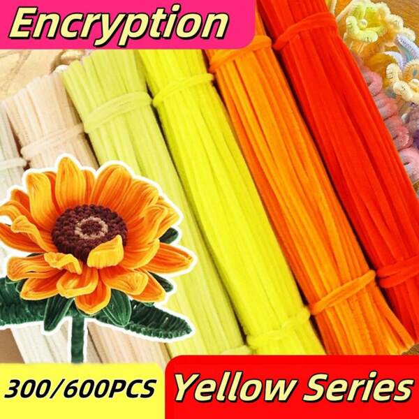 100/300/600pcs Orange Pipe Cleaners For Crafts, 6 Assorted Colors 12 Inch Craft Supplies Bulk, Soft Chenille Stems, Chenille Stems Orange, Holiday DIY Craft Supplies, Art Decoration Creative, DIY Craft Production Supplies, Creative Gift Packaging, Holiday Party Decoration, Graduation Gift