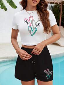 Customize Women's Suits, Add Your Own Pictures (Patterns/Friends' Photos/Family Photos/Pets/Logos, Etc. - Black and White - View 2