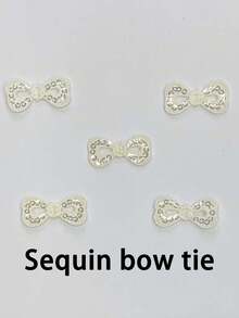 10pcs Floral Pattern DIY Embroidered Fabric Patches, Flowers And Bow Iron-On/Sew-On Appliques, Polyamide Iron-On Patch For DIY Sewing Clothing Accessories & Embroidery Projects, For Clothing, Bags, Shoes, Hats, Home Decor