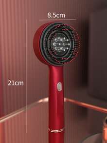 Wireless Multi-Functional Head Massage Comb, Wireless Massage Comb, Type-C Charging, Oil Control And Fluffy, Grasping And Kneading Massage Dredge The Scalp Meridian To Relax The Scalp, Built-In Essence Into The , Uniform Essence Into The Scalp, Dry And Wet Dual Use, One Click Start, Simple Operation, Home Travel With A Small Head Massage Comb - Multicolor - View 12