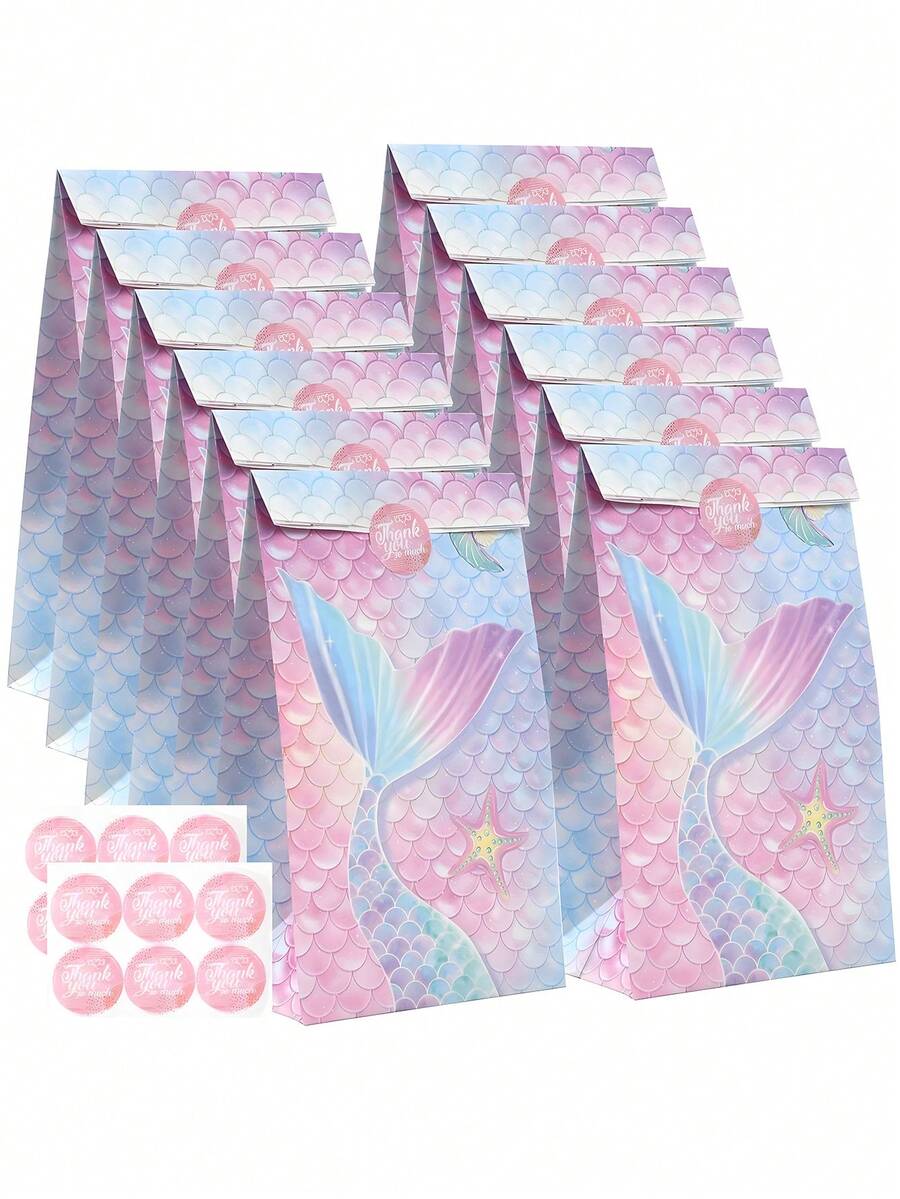 Easter Gift Bags, 12 PCS Easter Candy Paper Bags With 12 Sticker Easter - View #6