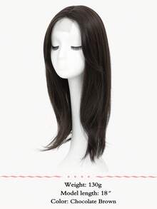 Hair Toppers For Hair Loss 18inch Hair Pieces For Women 6.5X6.5 Inch Hair Topper Adding Extra Hair Volume, Chocolate Brown Straight Hair Toppers For Women - Chocolate Brown - View 7