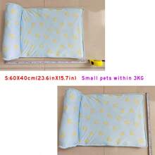 1PC Dog Cooling Mat Large Cooling Pad Summer Pet Bed For Dogs Cats Kennel Pad Breathable Pet Self Cooling Blanket Dog Crate Sleep Mat Machine Washable