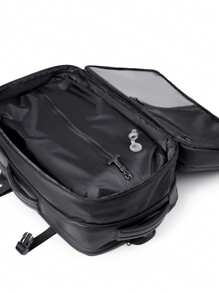 Mochila de Viagem Expansível com Vários Bolsos - Com Fechadura, Separação Úmida e Seca, Compressão a Vácuo, Acolchoado, Respirável, Zíperes Comerciais e Função Casual