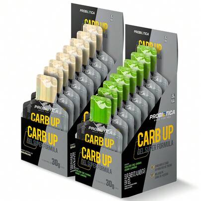 Kit 2x Carb Up Gel Super Fórmula Display 10 Sachês de 30g Cada - Probiotica (Gel de Carboidrato/ Carbogel)
