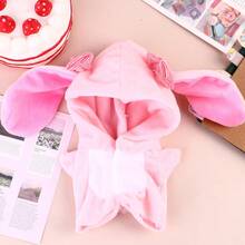 1 件毛绒填充动物服装、适合 6 英寸娃娃的娃娃屋娃娃鞋、1/6 比例迷你布娃娃配件 - 灰色 - 查看 15