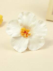 1PC Hibiscus Flowers Hawaii Party Summer Party DIY Decorations Artificial Flowers Hula Girls Favor Hair Decoration Flower Hair Clips Claw Clips Hair Claws Hair Slide Hair Barrettes