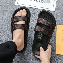 صنادل رياضية نعال هوائي لرجال كبار الحجم، صنادل منزلية كاجوال للاستخدام الخارجي قابلة للتعديل