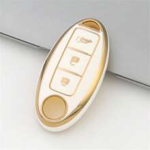 3 Buttons For Nissan Key Fob Cover Key Case For Trail For ARIYA For Qashqai For Geniss For Pathfinder Anti Fall And Dust-Proof Keybag