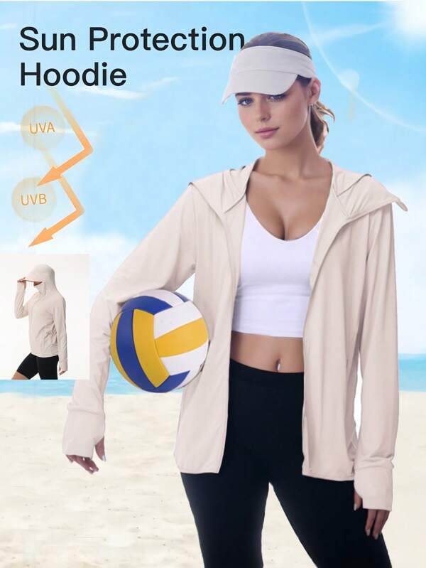 Ropa de protección solar de verano para mujeres, chaqueta ligera de seda de hielo para exteriores, camisa transpirable de protección UV casual, ropa de pesca con capucha para protección solar