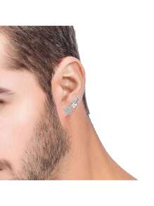 4 Pairs Stainless Steel Magnetic Stud Earrings, Fashion Cubic Zirconia Magnetic Non-Piercing Ear Clip For Men, Non-Piercing Puncture,Gold EarringsA Variety Of Styles, Free To Match Nostril Jewelry, Gifts For Friends Valentine's , Mom,Mother, Mother's Day, Gifts