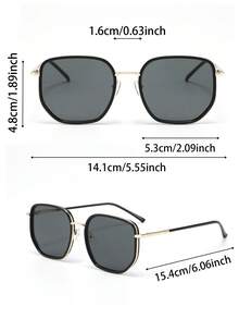 1/2pairs Women Multicolor Leopard Copper Geometric Full Frame Delicate Vintage Business Casual Women Fashion Eyeglasses For Office Outfit,Vacation Outfits,Family Outings,Appointment Outfits Accessories For Summer Beach Vacation,Outdoor,Travel - Multicolor - View 12