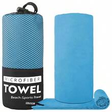 Toalla de fitness de microfibra - Toalla de microfibra ultra suave de secado rápido, esencial absorbente para camping y viajes, toalla de sudor absorbente para entrenamiento y yoga, compacta y ligera para viajes, playa, natación, senderismo, gimnasio, camping, mochilero, piscina, barco, autocaravana, picnics y talla grande - Toalla de baño portátil para deportes, actividades al aire libre y uso diario - Multicolor - Ver 16