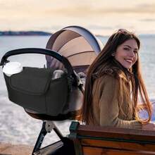 1pc Baby Stroller Hanging Bag Storage Bag, Diaper Bag, Mom Bag - Multicolor - View 1