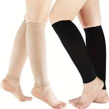 Set de 4 a 6 piezas de mangas de compresión ultra delgadas para pierna, rodilla, tobillo y codo, calentadores deportivos para piernas para hombres y mujeres, accesorios para gimnasio