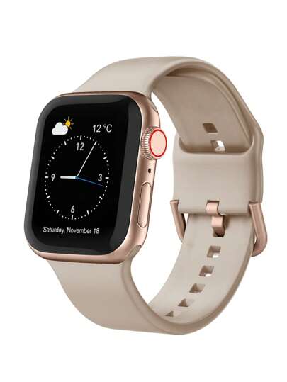 Sport Band Compatible With Apple Watch Watch Bands 38mm 40mm 41mm 42mm 44mm 45mm 49mm Men Women, Soft Silicone Strap Wristbands For Apple Watch Series 9/8/7/6/5/4/3/2/1/SE/Ultra