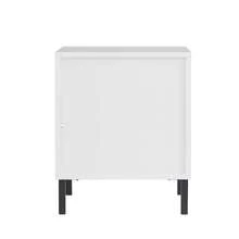 SoBuy Bedside Table With 2 Drawers For Box Spring Bed, Sofa Table, Side Table, Telephone Table, Nightstand, White, W X H X D Approx. 40 X 48 X 40 Cm FBT157-W - White - View 3