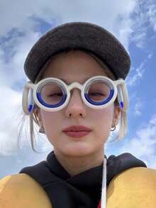 可拆卸便携防晕动眼镜，成人及老年人户外运动防眩晕眼镜，防晕船及游戏眩晕，配件礼品夏季必备女士收纳整理礼品旅行 - 彩色 - 查看 2