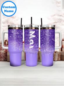 Customize This 40oz Stainless Steel Tumbler Sports Water Bottle With Any Custom Text, Name/Initials To Make A Perfect Gift! Perfect For A Bachelorette Party, Birthday Party, Or Any Event.