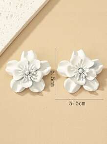 1 Paar elegante romantische süße Blumen Ohrstecker im Urlaubsstil für Frauen, geeignet für Festivals, Geburtstage, Dates, Tänze, Bankette, Hochzeiten, Partys, Urlaub, Einkaufen, tägliche Wege Valentinstag, Muttertag, Mutter, Geschenk