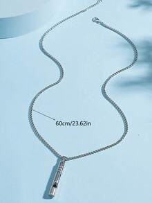 1pc Whistle Pendant Necklace For Men - whistle pendant - View 4
