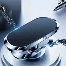 1 Stück/2 Stücke/3 Stücke Universeller Multifunktions 360° drehbarer Aluminium-Legierungs Magnetische Kfz Handy Halterung, geeignet für Armaturenbrett und Lüftungsschlitze, einfache Installation, starker Klebstoff, stabil und praktisch, GPS-Navigations Handyhalterung, kompatibel mit iPhone 16/15 Pro Max Plus und anderen Smartphones