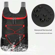 Vanaheimr Ba lô gấp gọn đa năng ngoài trời, làm từ vải nylon chống thấm nước nhẹ, mật độ cao, thích hợp cho cắm trại, leo núi và du lịch. - Màu xanh hải quân - Xem 4