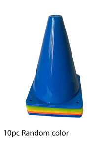 10pcs/Soccer Cones, 7inch Soccer Cones, Orange Plastic Traffic Cones, Basketball Soccer Skating Practice Cones, Disc Obstacles
