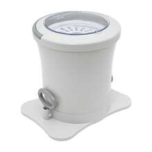 YIYIBYUS 9L Compact Washer Spin Dryer, Freestanding Manual Dehydrator Washing Machine - White - View 5