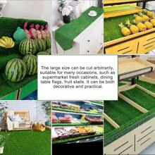 Artificial Grass Mat, 19.69x196.85 Inches, Synthetic Plastic Lawn Carpet, Indoor/Outdoor Garden Landscape, Pet Play Area, Low Maintenance, No Fertilizer, No, No Watering Required, PU Base