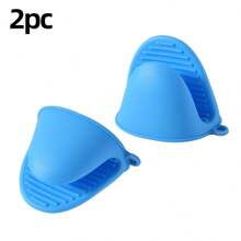 4-Piece Set Of Silicone Cooking Tongs Gloves - Silicone Pot Holders,Silicone Gloves, Heat - Resistant Silicone Cooking Tongs Gloves, Silicone Heat - Insulation Pads. Suitable For Kitchens, Cooking, Baking, Grilling - Heat - Resistant Gloves (Multi-Color)