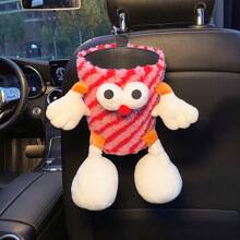 1 Stück - Reise Auto Taschentuchbox, kreativ, süßes kleines Monster Auto Hängetasche, Auto Taschentuch Tasche, Auto Hängetaschentuch Regal Aufbewahrungsbox, Auto Taschentuchbox Organizer, Aufbewahrung, Reise Sommer