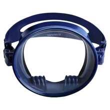 1 Pc High-End Frameless Design Silicone Strap Tempered Glass Diving Mask, Ellipse Freeview Diving Face Mask