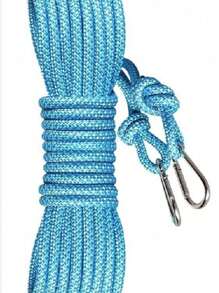 1pc Outdoor Thickened Clothesline, 6mm Diameter, 10m Length, Wind & Slip Resistant For Hanging Clothes, Quilt